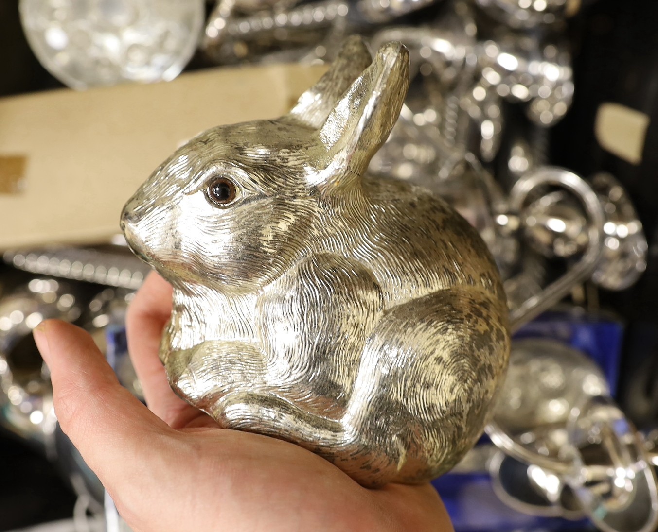 A various quantity of decorative silver plated ware